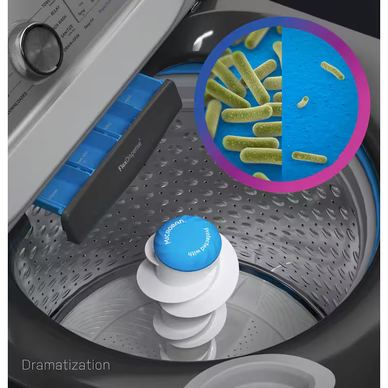 4.9 cu. ft. High-Efficiency Smart Top Load Washer in White I33736