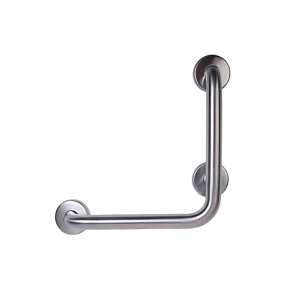 Silver L-Shaped Bathroom Safety Bar H553