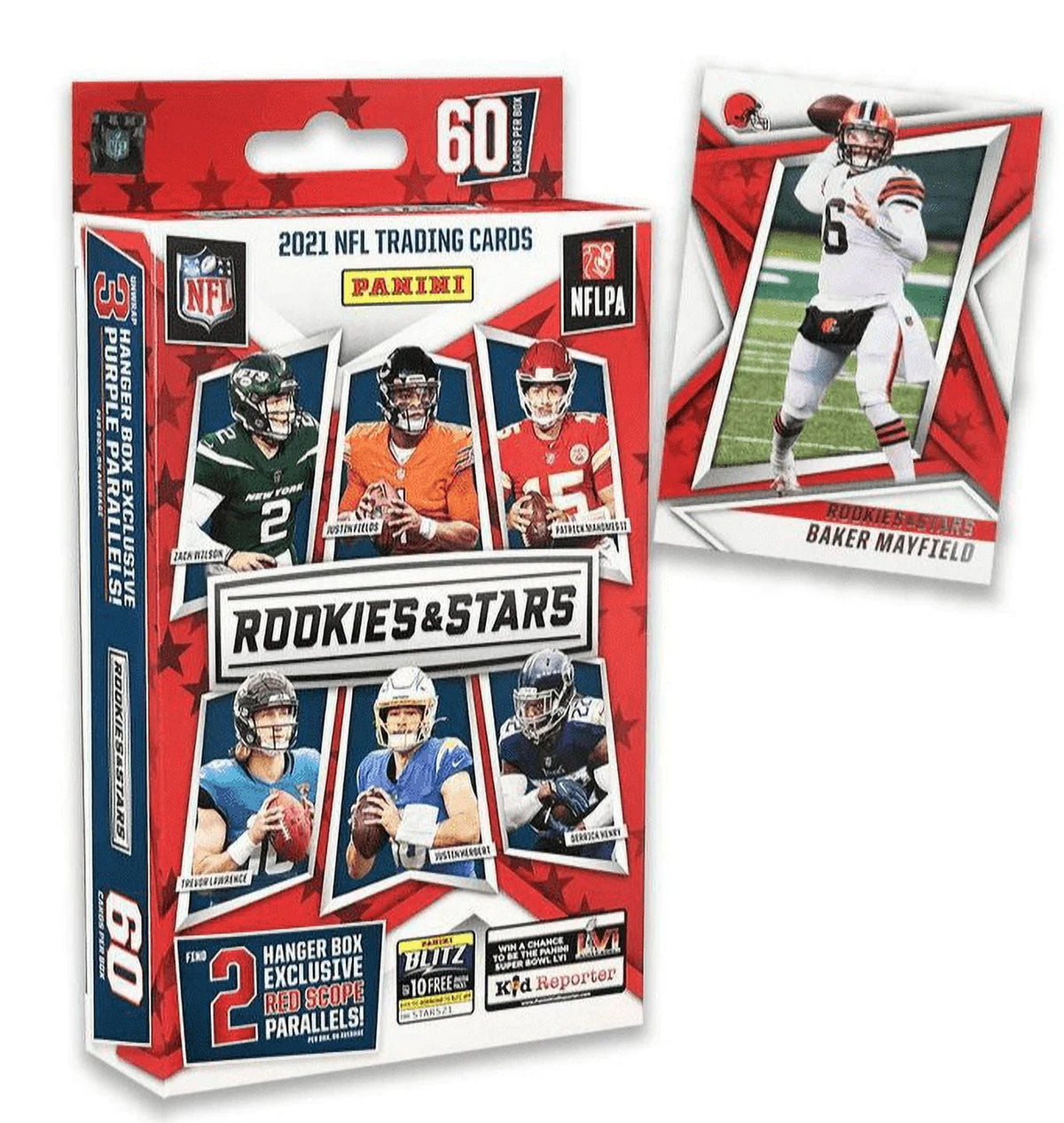 Football Trading Card Hanger Box E159