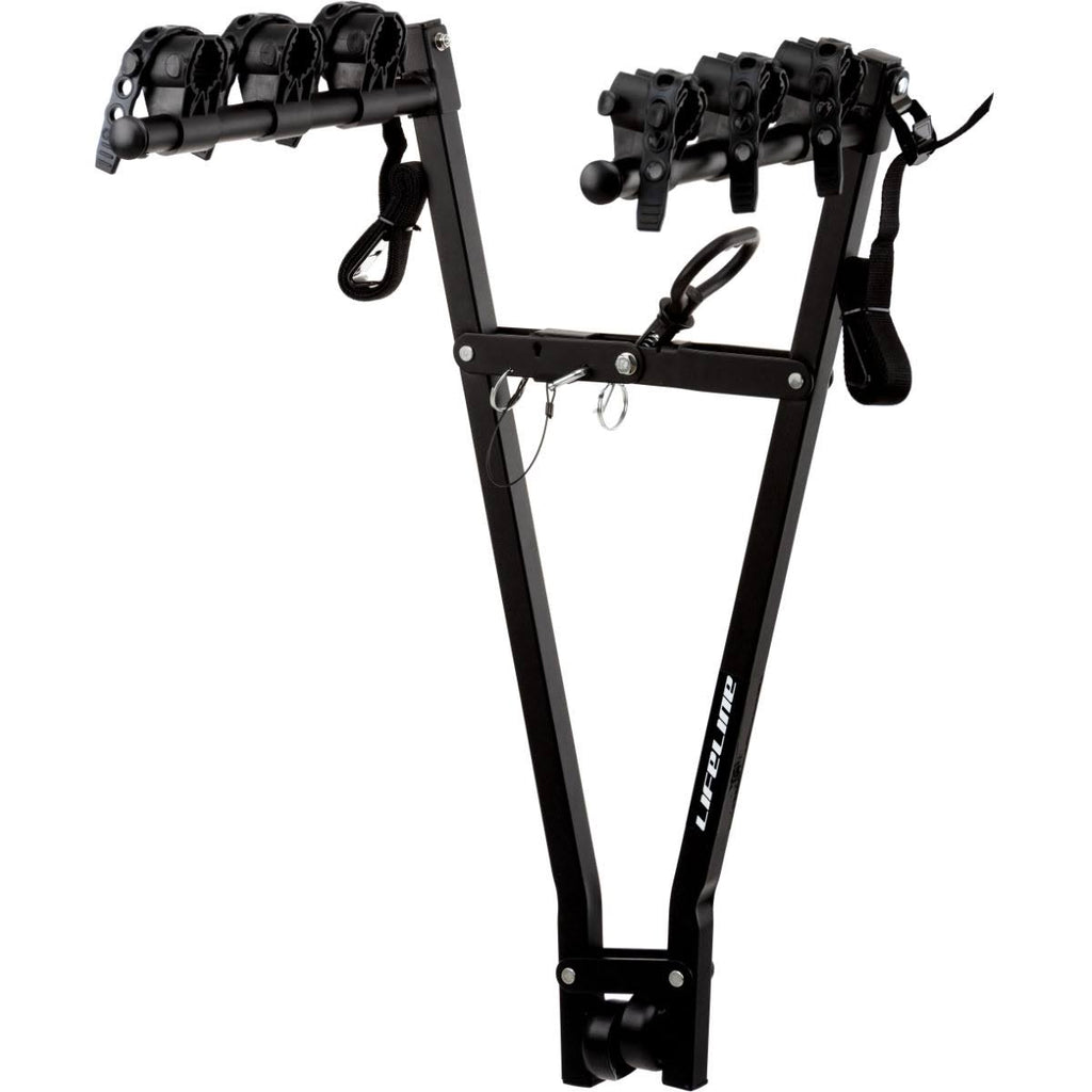 Tow Bar Mount 3 Cycle Car Rack - Black G8976
