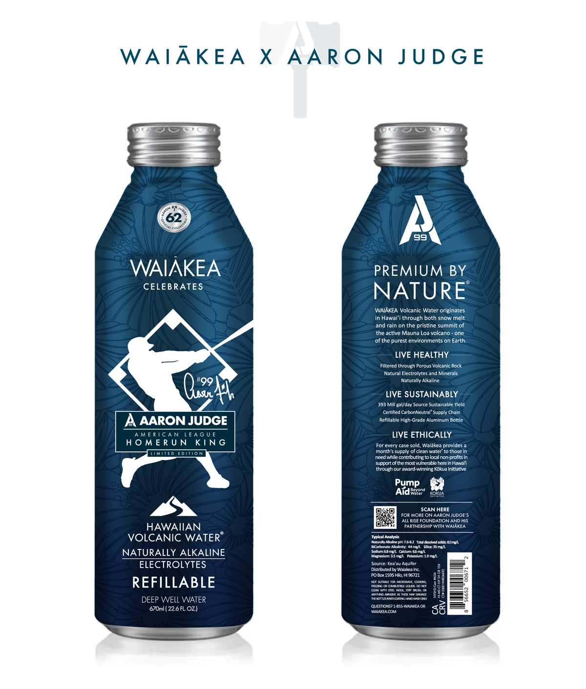 Hawaiian Volcanic Water, 670ml - 12 pack J482329