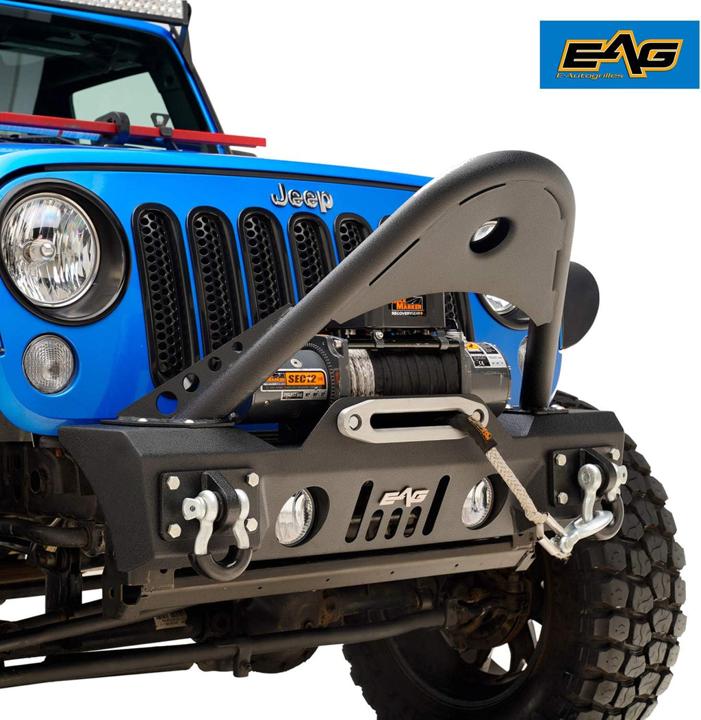 Front Bumper and Rear Bumper with Tire Carrier Combo for Wrangler JK X302701