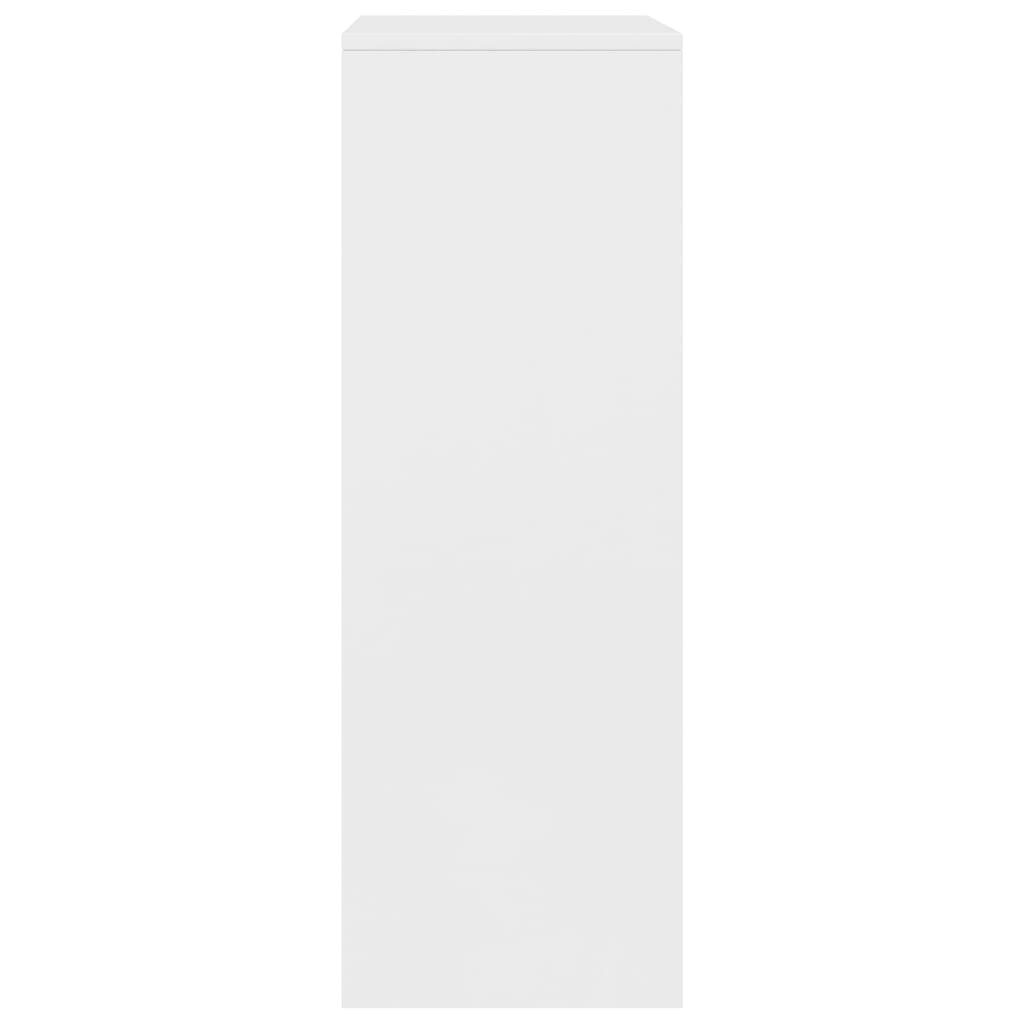 White 6 Drawer Sideboard Chipboard H75688