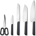 German Stainless Steel Knife Set in Charcoal V735