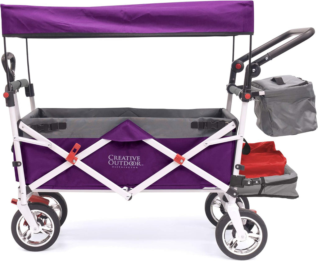 Purple Collapsible Folding Wagon Cart H49089