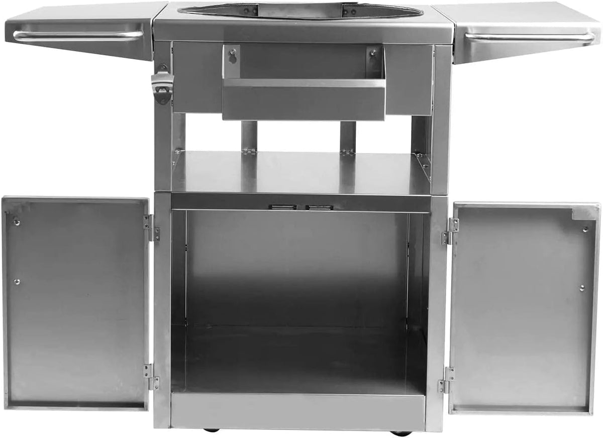 Stainless Steel Grill Cart for 18-Inch Kamado Grill V955625