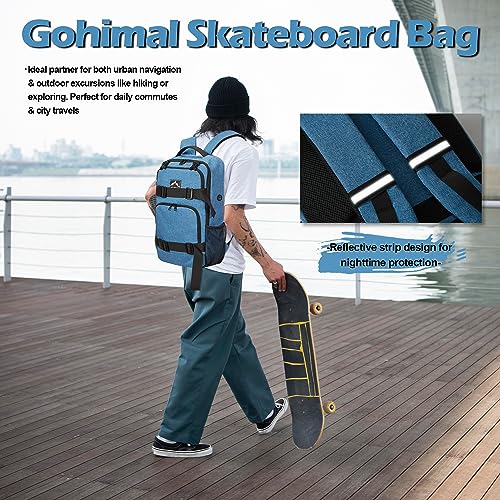 Skateboard Backpack Sports Backpack Laptop Bag U52145