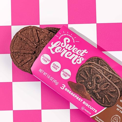 Vegan Breakfast Biscuits Blueberry 6 Pack 30 Total Biscuits 1.6 ounce B954