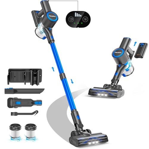 400W Lightweight Cordless Stick Vacuum with Detachable Battery (Blue) S51829
