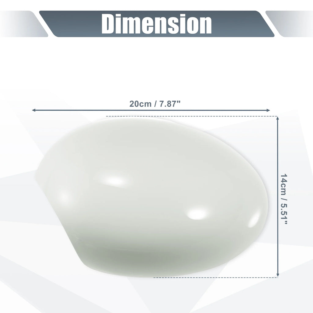White Left Side Mirror Cover Cap for BMW Mini Clubman R55 Hatchback Cooper R56 S196531