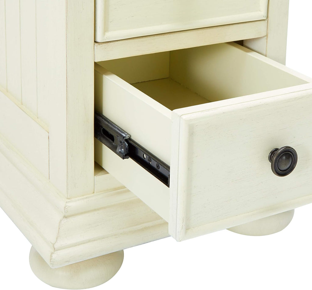 White Accent Chest Cabinet V909577