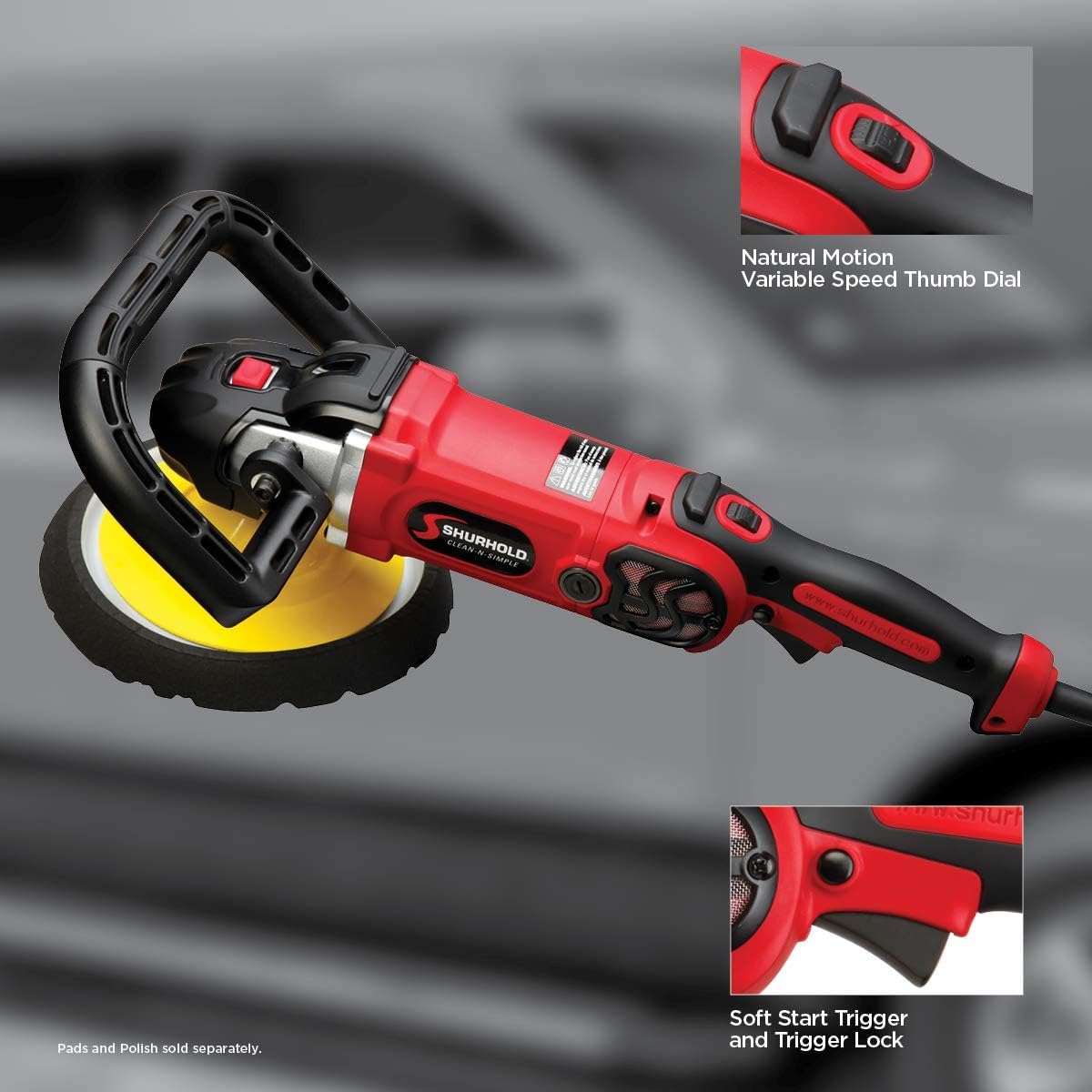 Rotary Car Boat Buffer Polisher with Carrying Bag M252575