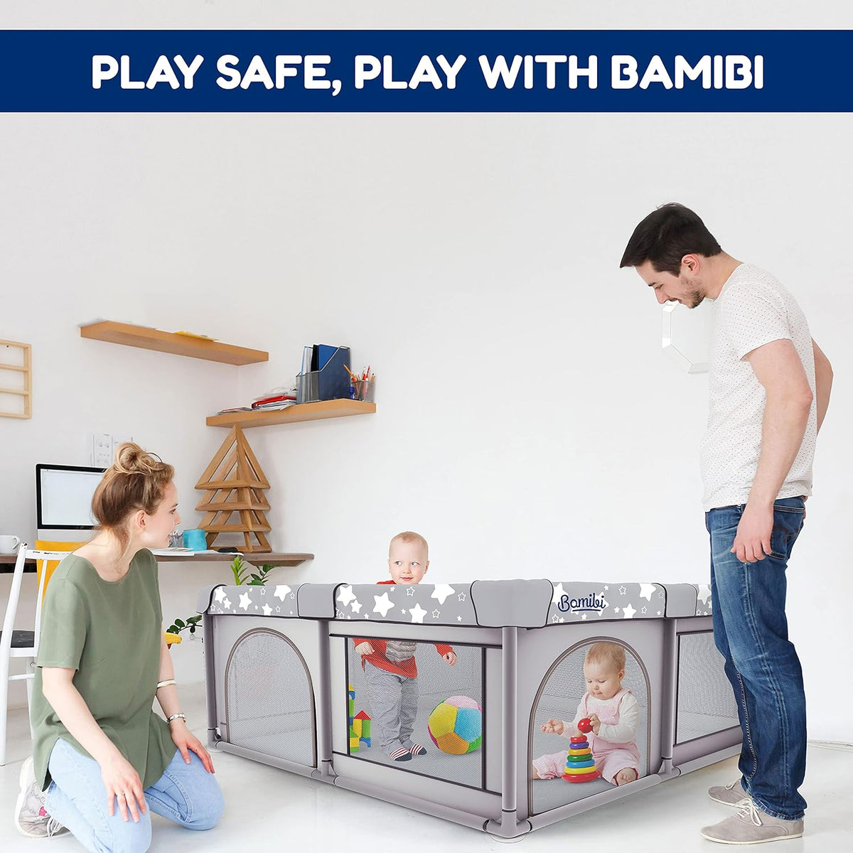X-Large Foldable Portable Baby Playpen with Carry-Case K680792