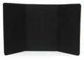 3-Panel Tabletop Display Presentation Board, 72 x 36, Black L643379