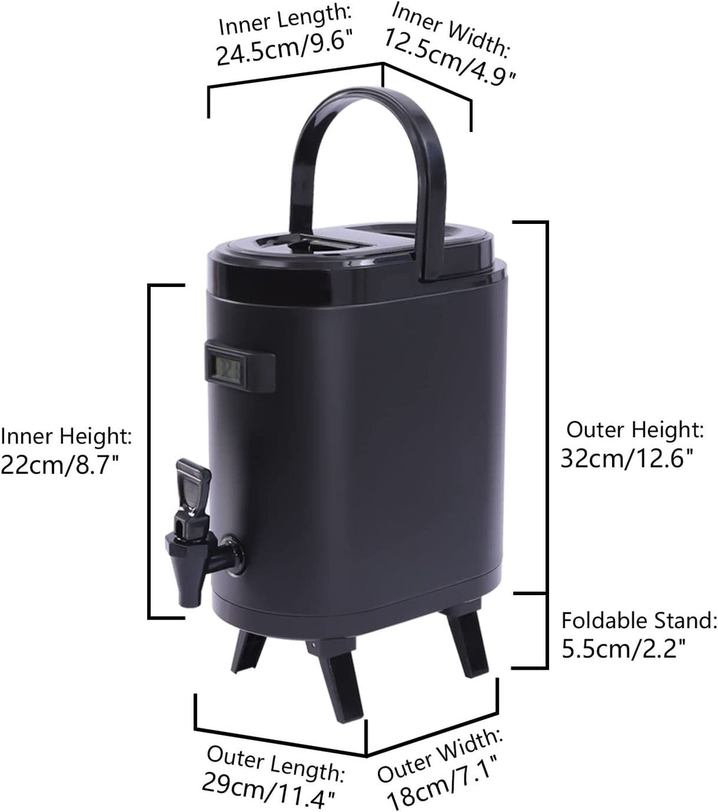 8L/2.11Gal Stainless Insulated Beverage Dispenser H171