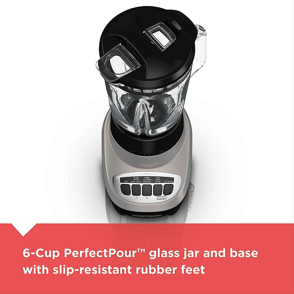 6-Cup Black/Silver Y583