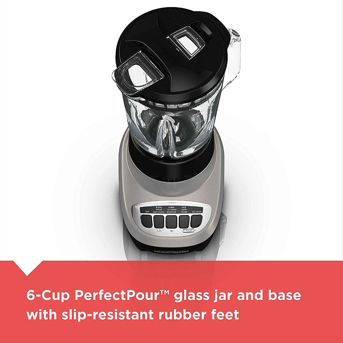 6-Cup Black/Silver Y583