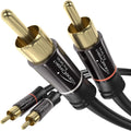 15ft RCA/Phono Stereo Audio Cable, Black X38268