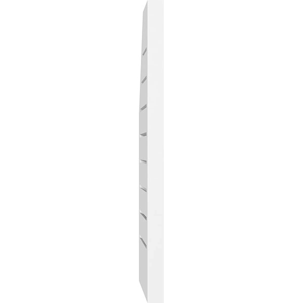 Half Octagon Top Right Surface Mount PVC Gable Vent U991737