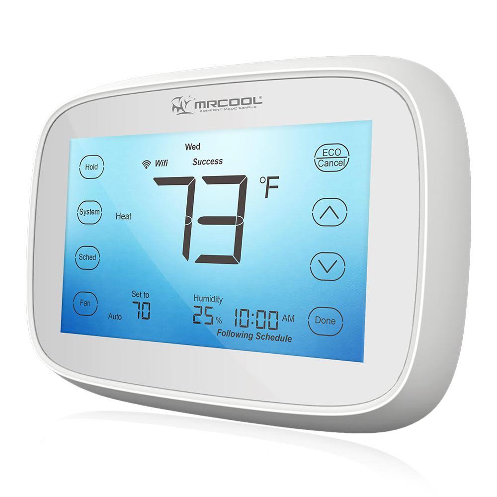 White Wi-Fi Touchscreen Programmable Thermostat I92665