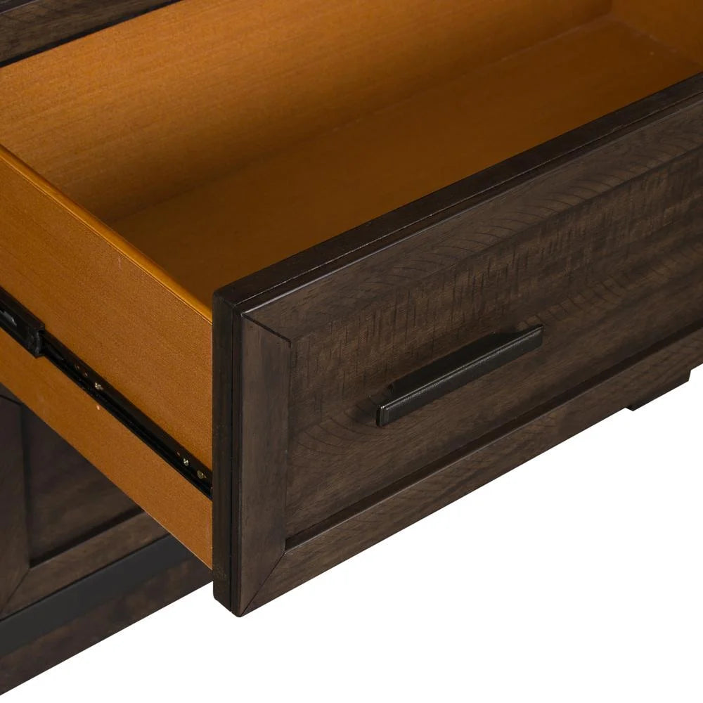 Dark Gray 5 Drawer Chest I95201