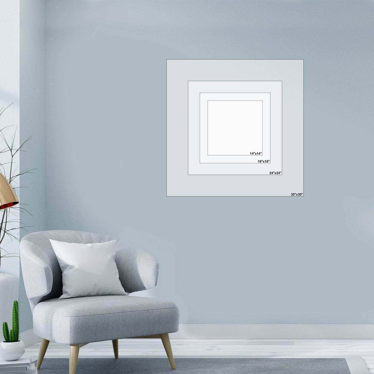 Canvas Art 35X35 O720