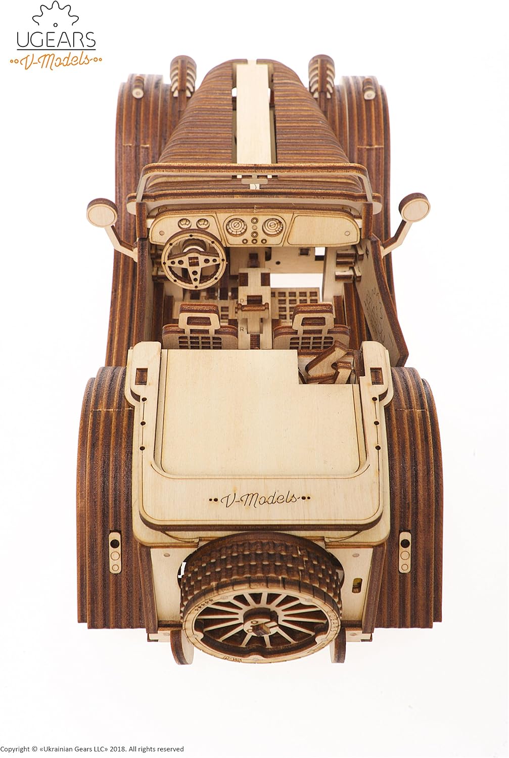 3-D Wooden Puzzle Roadster E871459