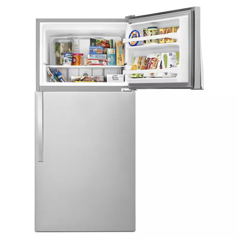 18.25 cu. ft. Top Freezer Refrigerator in Monochromatic Stainless Steel F46610