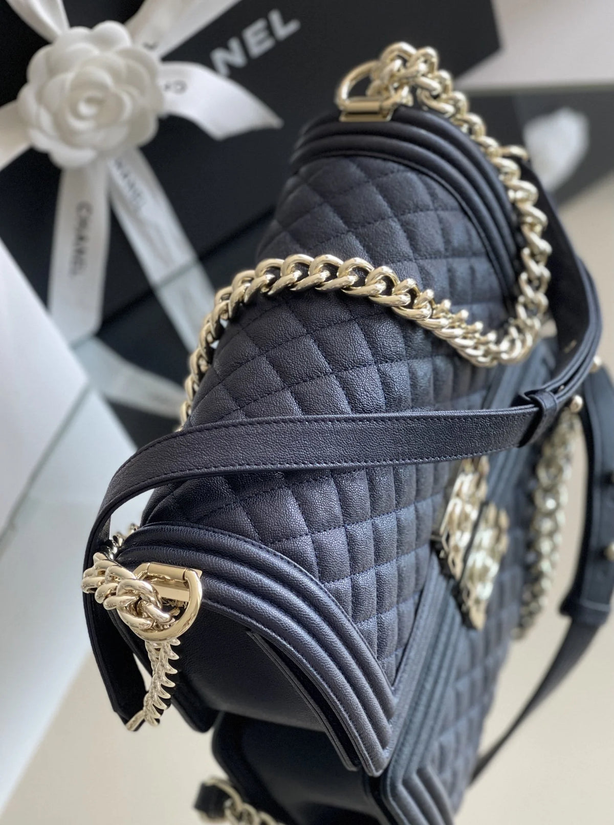 Medium Dark Blue Handbag L48907