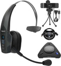 Noise Canceling Bluetooth Headset Bundle with USB Webcam and Conference Speakerphone O823