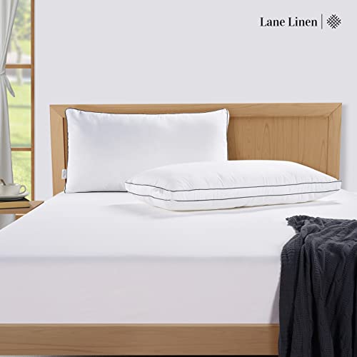 King Size Set of 2 White Down Alternative Pillows T73451