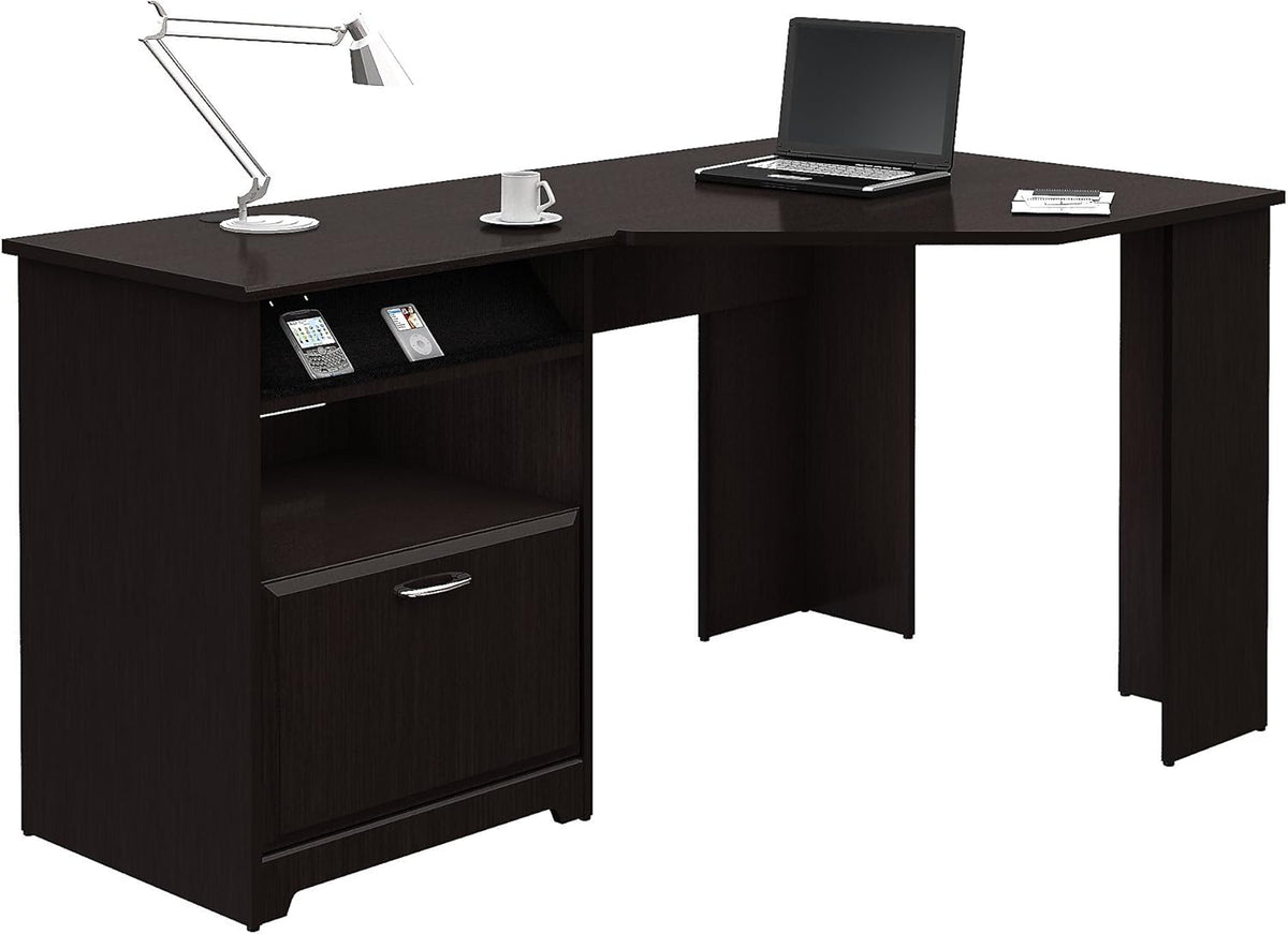 Espresso Oak Corner Desk T125885