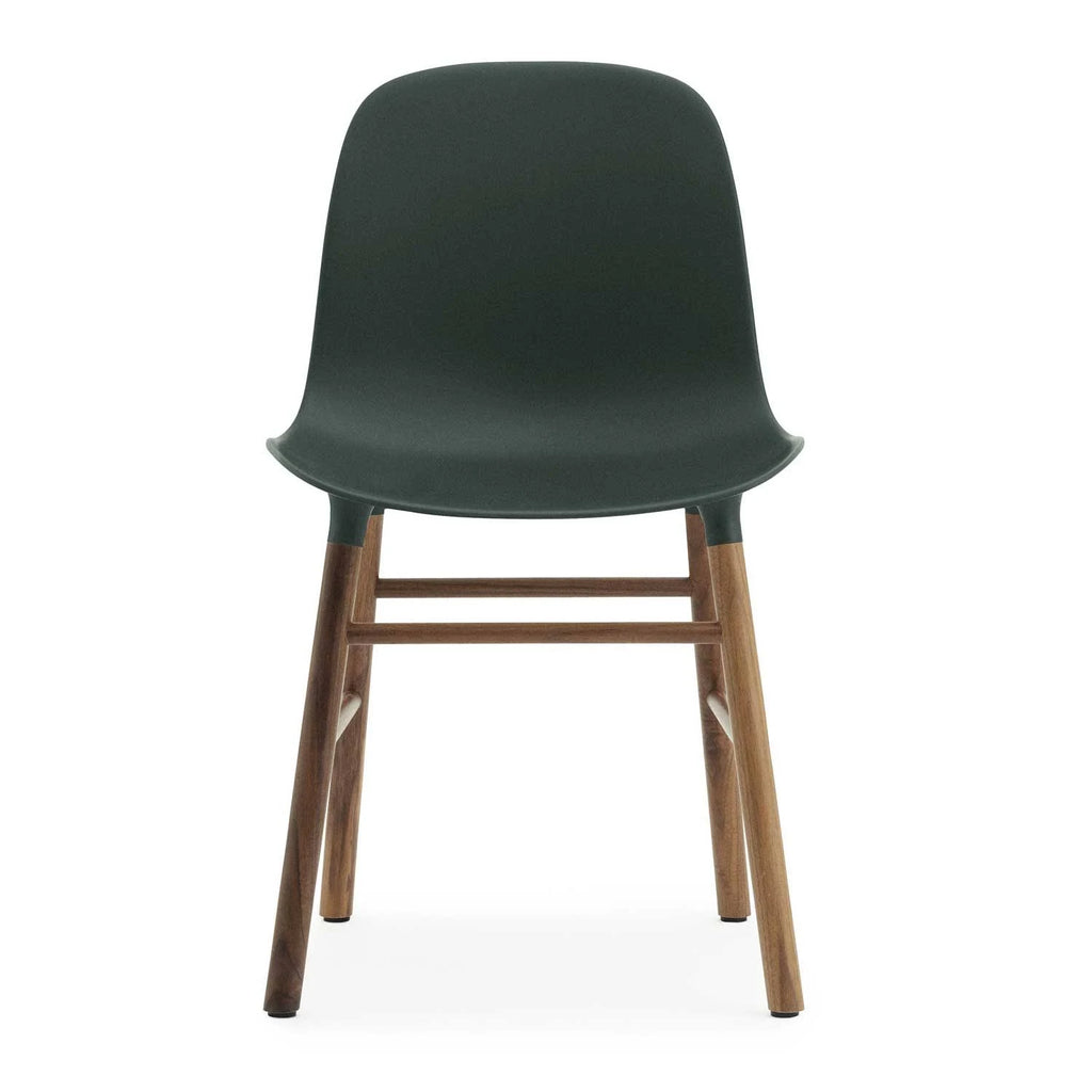 Walnut Green Wood Legs Chair F620604