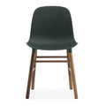 Walnut Green Wood Legs Chair F620604