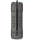 12-Outlet Dual-USB Surge Strip W366