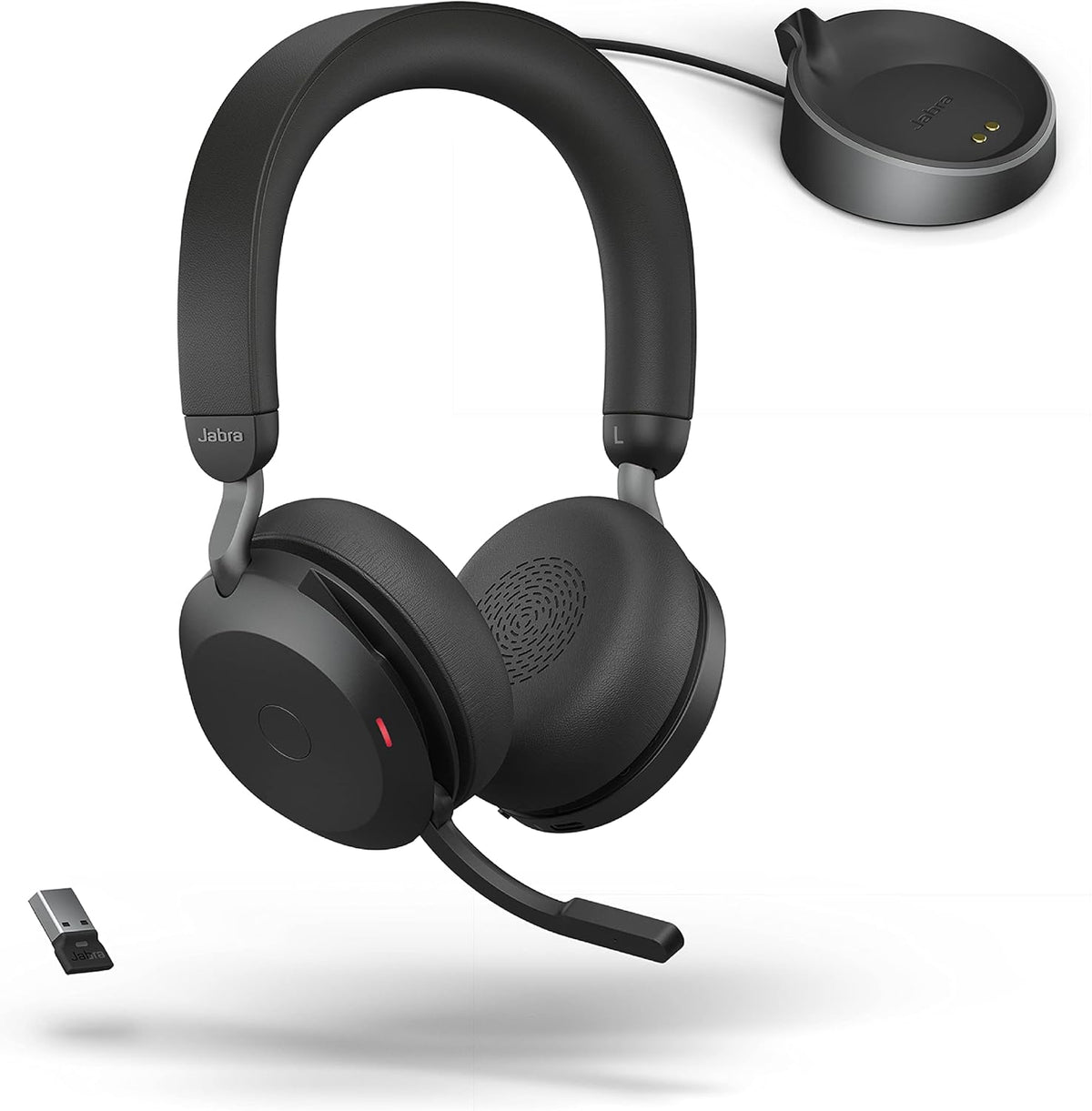 Black Wireless Headset with Active Noise Cancelling Q33566
