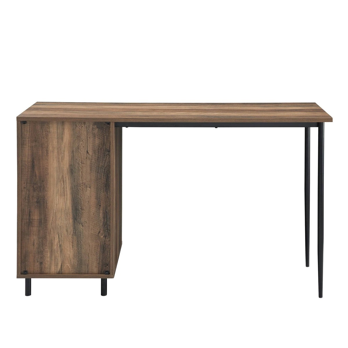 52-Inch 3-Drawer Dark Walnut Desk O55698
