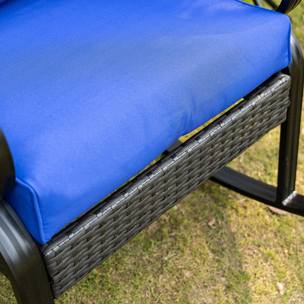 Rattan Rock Chair with Aluminum Frame F14835