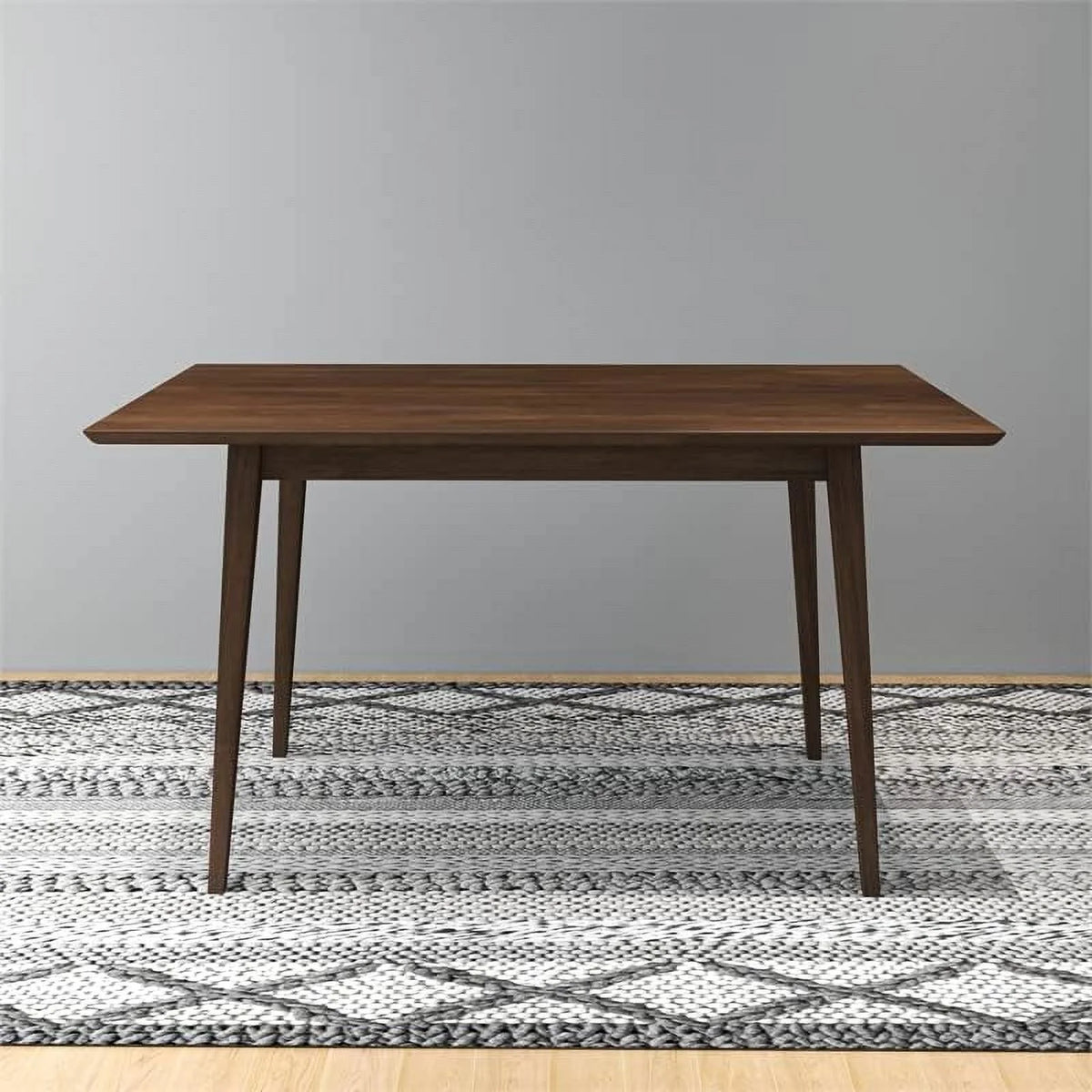 47 Inch Brown Walnut Dining Table K133