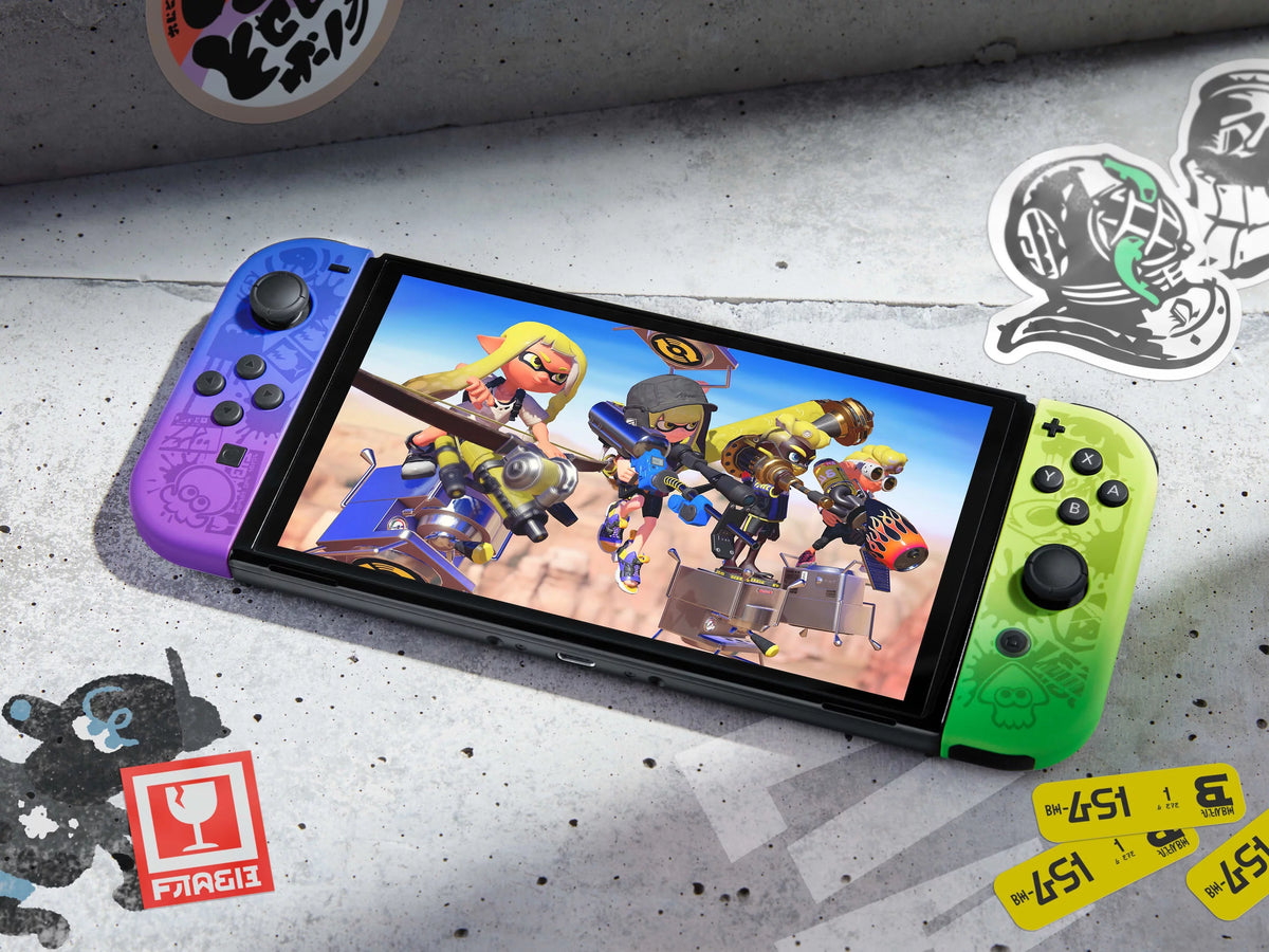 Nintendo Switch OLED Console with Game and Wireless Pro Controller A309