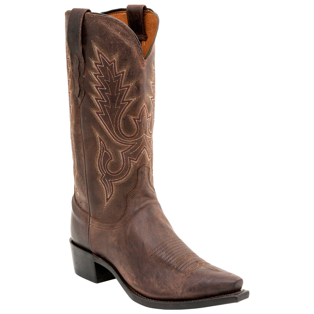 Chocolate Madras Goat Cowboy Boots I291
