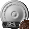 Hand-Painted Hickory Ceiling Medallion J55527