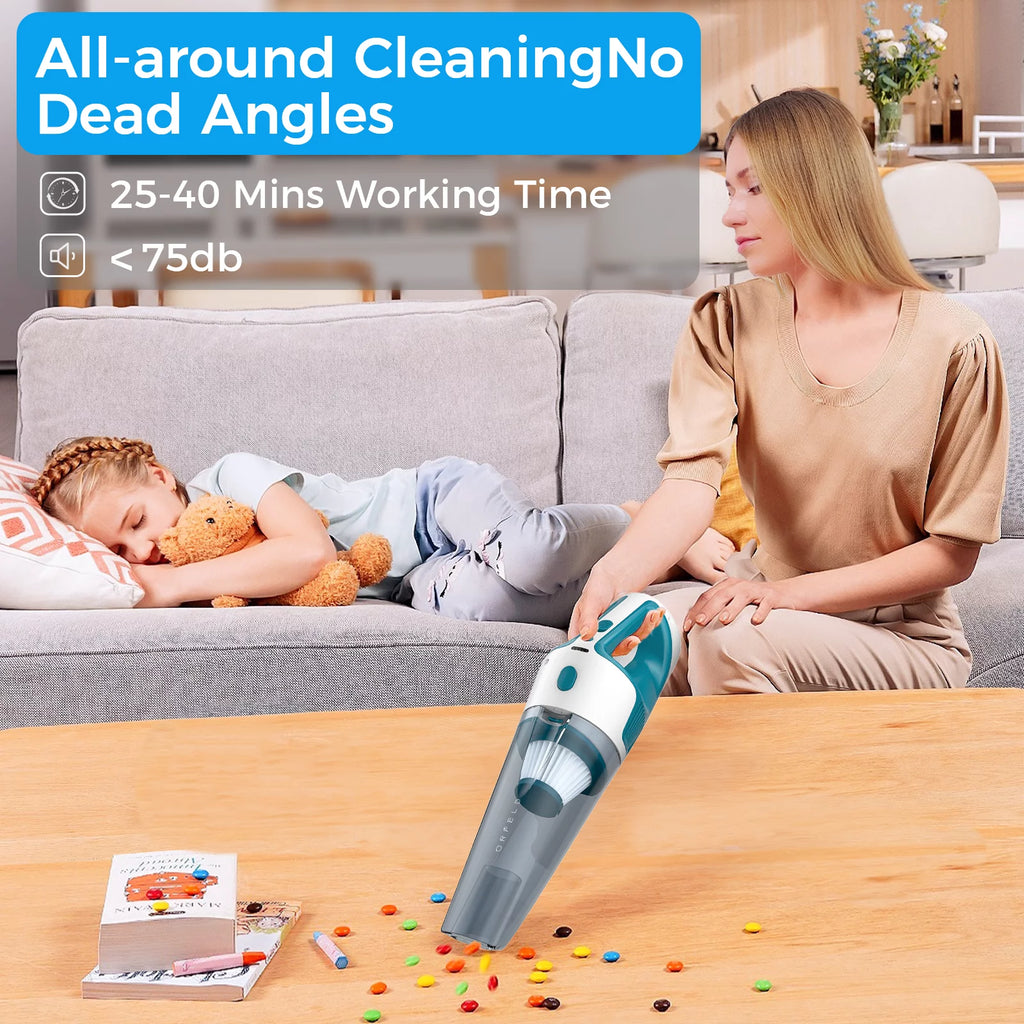 Handheld Cordless Vacuum with 8.5Kpa Cyclonic Suction Y542