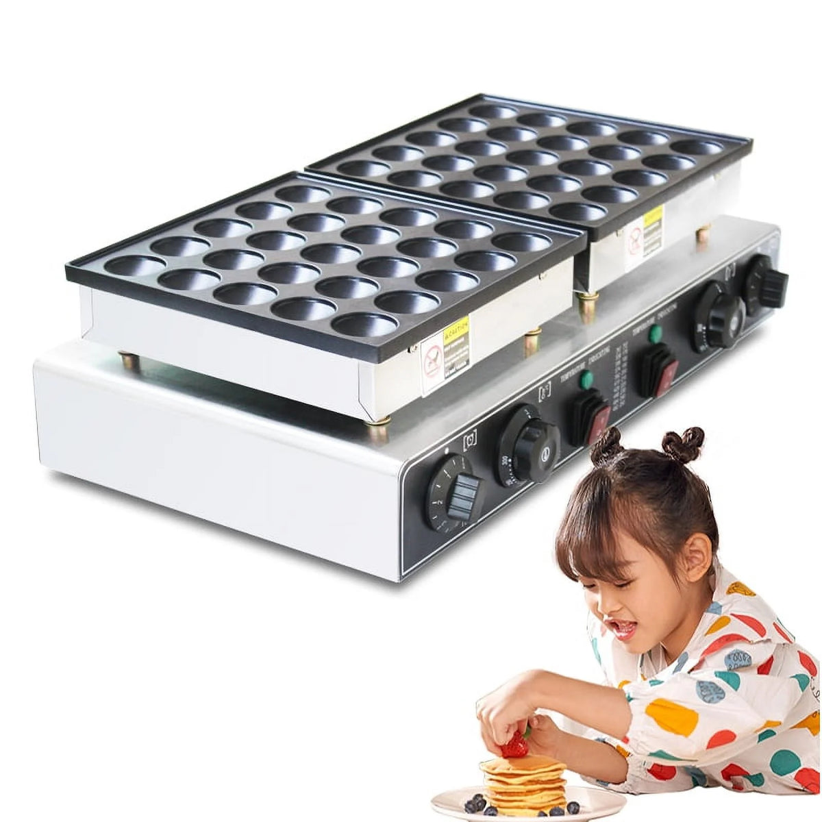 50PCS Nonstick Electric Dutch Pancake Maker Y42336