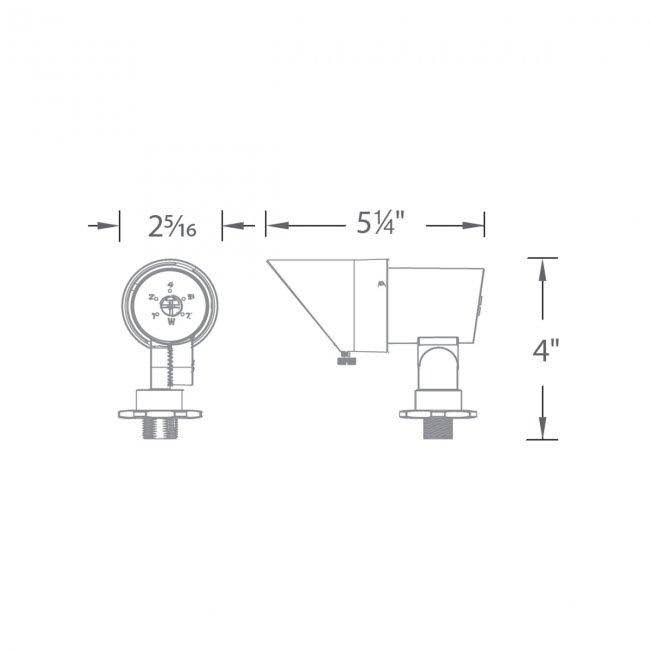 Bronze LED Mini Accent Light W808
