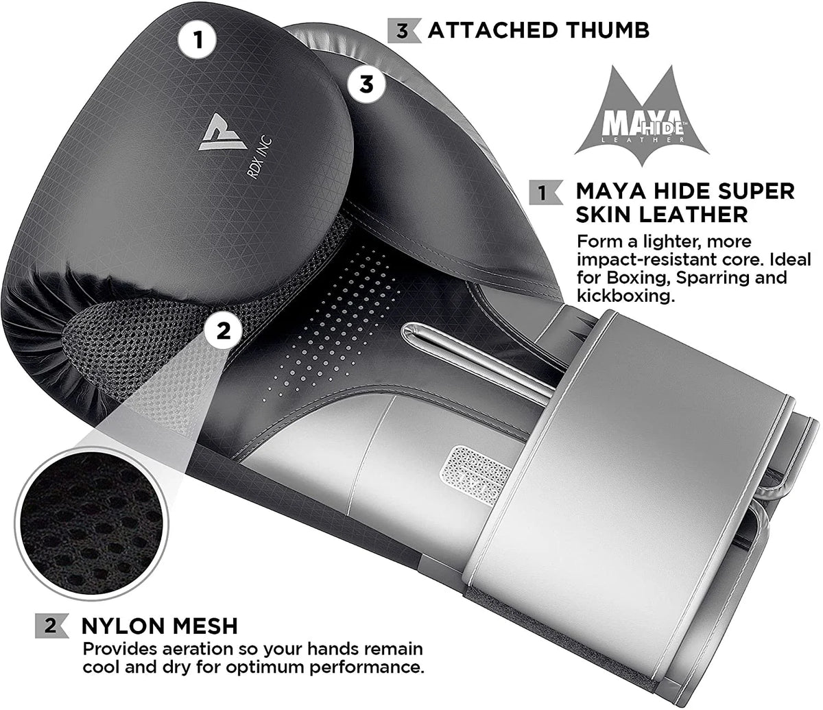 Maya Hide Leather Boxing Gloves for Sparring R8812