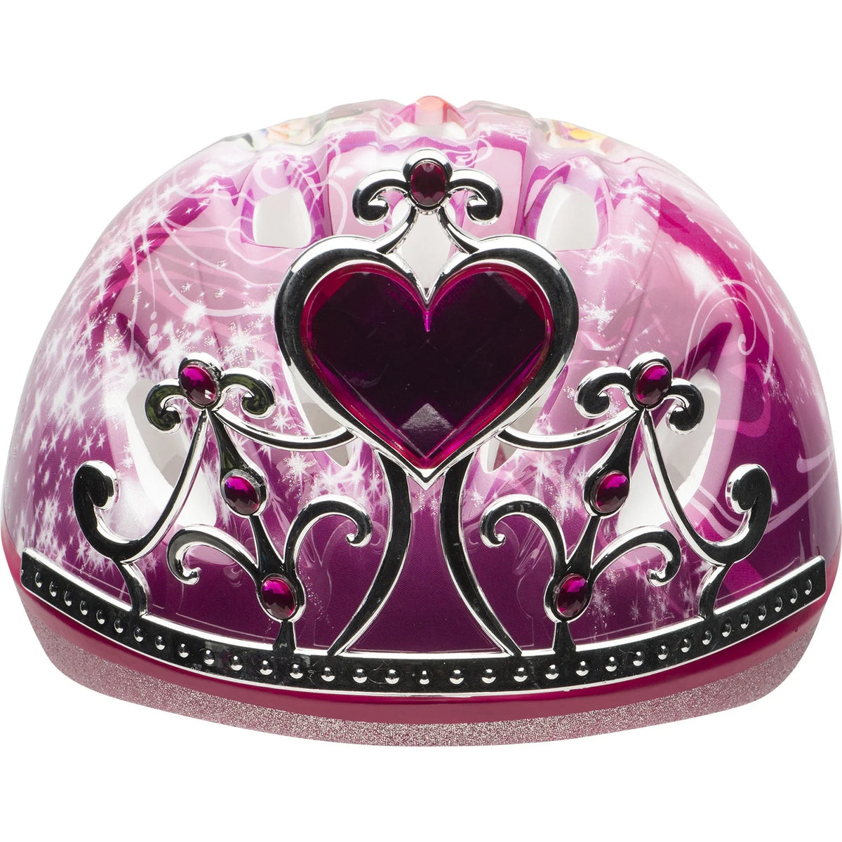 Pink Disney Princess 3D Tiara Bike Helmet, Child 5+ (50-54cm) G30242