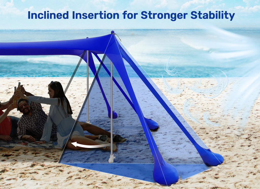 10x10ft Beach Canopy Sun Shelter X333