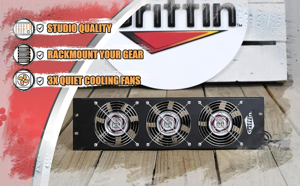 Rackmount Cooling Fan 3U Triple Exhaust Fans Z168198