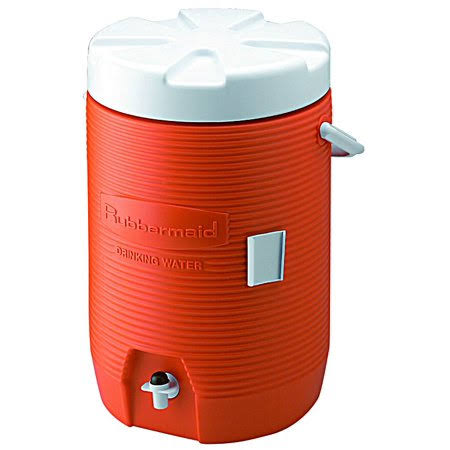 11 3 Gal Orange Commercial Water Cooler V9244